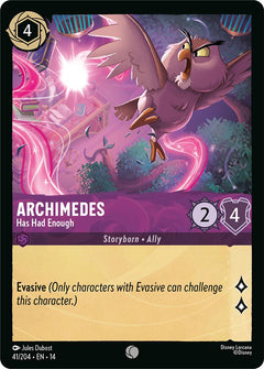 Archimedes - Has Had Enough