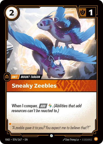 Sneaky Zeebles