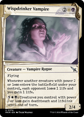 Wispdrinker Vampire (Showcase) (MKM-374) - Murders at Karlov Manor: (Showcase) Foil