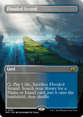 Flooded Strand (Borderless) (MH3-353) - Modern Horizons 3