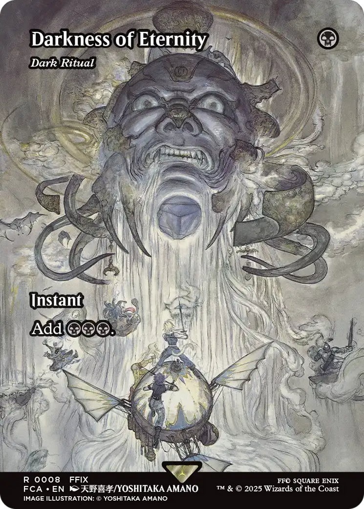 Darkness of Eternity - Dark Ritual (Showcase) (FCA-008) - FINAL FANTASY: Through the Ages / Darkness of Eternity (Borderless) Foil