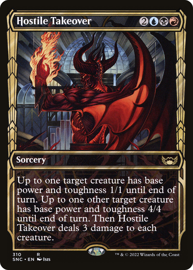 Hostile Takeover (Showcase) (SNC-310) - Streets of New Capenna: (Showcase)