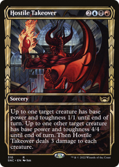 Hostile Takeover (Showcase) (SNC-310) - Streets of New Capenna: (Showcase) Foil