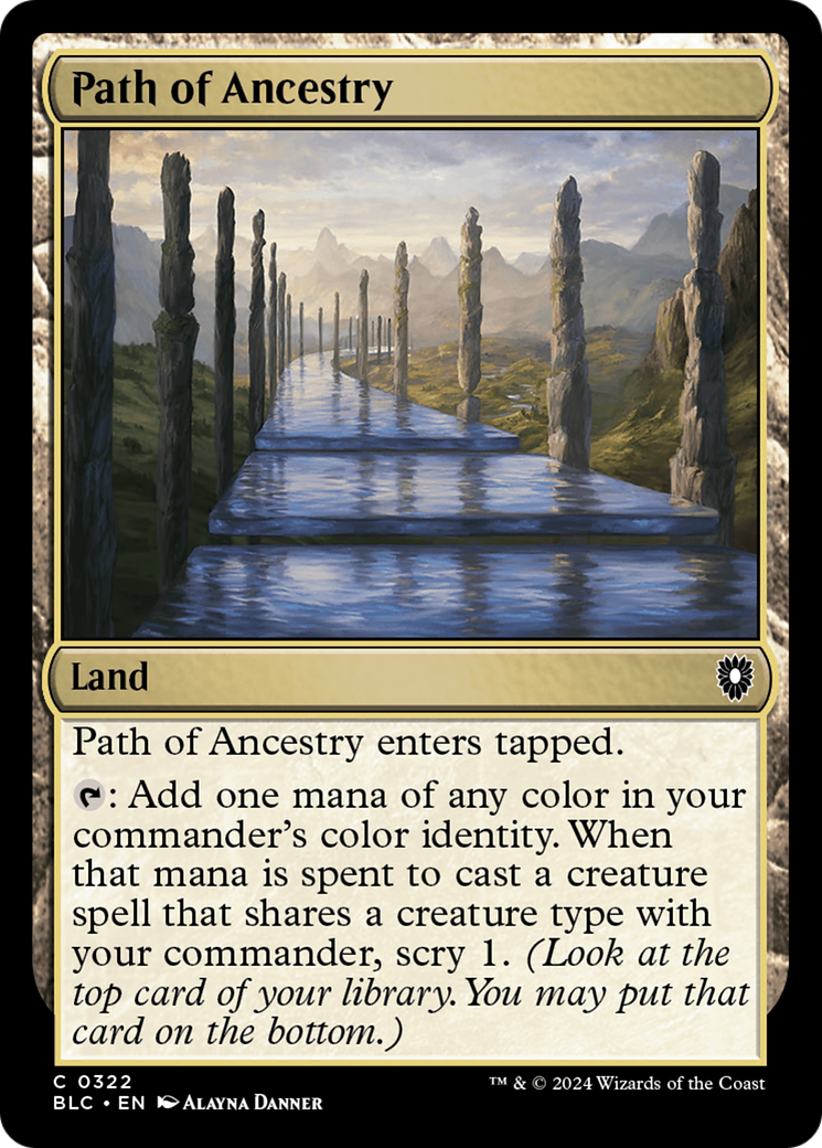 Path of Ancestry (BLC-322) - Bloomburrow Commander