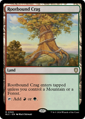 Rootbound Crag (BLC-326) - Bloomburrow Commander