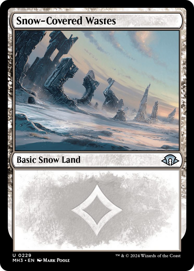 Snow-Covered Wastes (0229) (MH3-229) - Modern Horizons 3: (snow)
