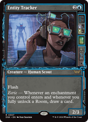 Entity Tracker (Showcase) (DSK-307) - Duskmourn: House of Horror: (Showcase) Foil