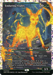 Enduring Vitality (Showcase) (Fracture Foil) (DSK-404) - Duskmourn: House of Horror: (Showcase) Foil