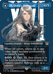 Jill, Shiva's Dominant (Borderless) (FIN-378) - FINAL FANTASY: (enchantment) Foil