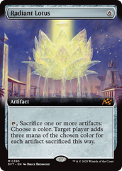 Radiant Lotus (Extended Art) (DFT-395) - Aetherdrift: (Extended Art) Foil