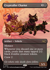 Cryptcaller Chariot (Borderless) (DFT-306) - Aetherdrift Foil