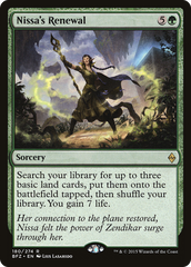 Nissa's Renewal (BFZ-180) - Battle for Zendikar Foil