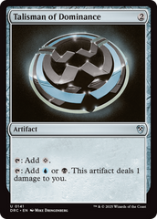 Talisman of Dominance (DRC-141) - Commander: Aetherdrift