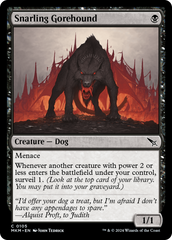 Snarling Gorehound (MKM-105) - Murders at Karlov Manor Foil