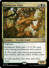 Faeburrow Elder (BLC-252) - Bloomburrow Commander