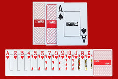 Texas Hold’em Poker Playing Cards: PVC Plastic - Waterproof - Durable Matte - WPT Tournament Edition