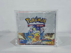 Magnetic Acrylic Booster Box Protector: Pokemon Booster Box Size - 5mm