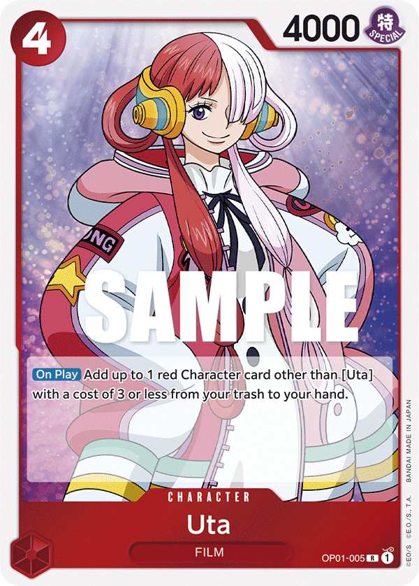 One Piece Card Game: Uta - EN - OP01-005 (Romance Dawn, R)