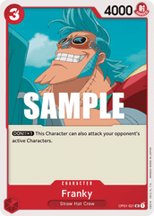 One Piece Card Game: Franky - EN - OP01-021 (Romance Dawn, UC)