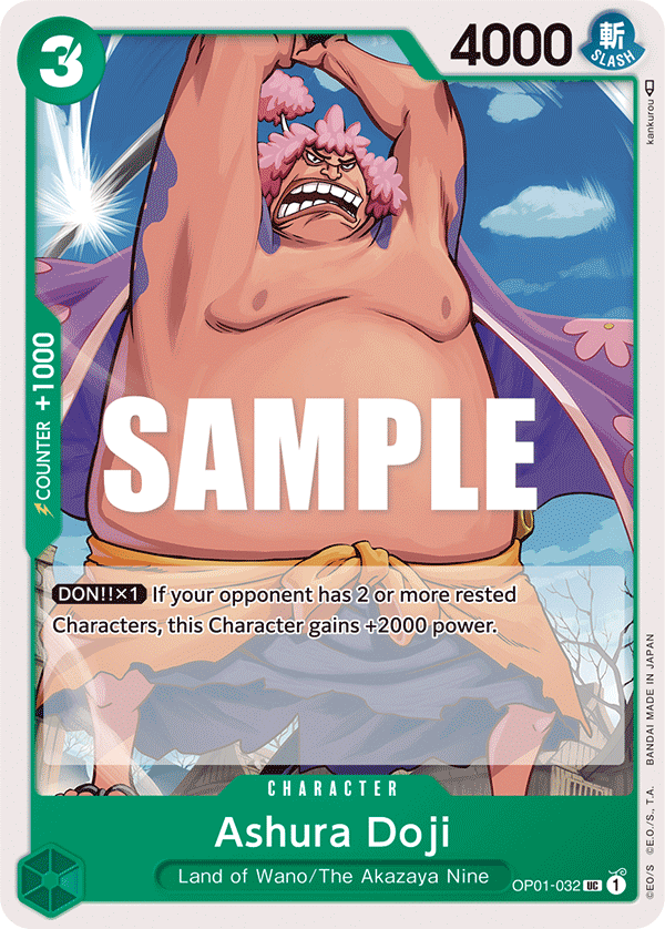 One Piece Card Game: Ashura Doji - EN - OP01-032 (Romance Dawn, UC)