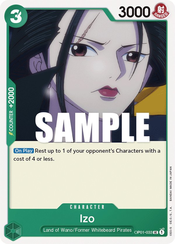 One Piece Card Game: Izo - EN - OP01-033 (Romance Dawn, UC)