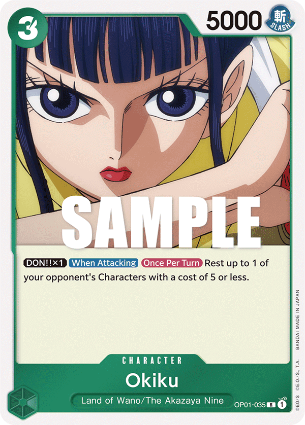 One Piece Card Game: Okiku - EN - OP01-035 (Romance Dawn, R)