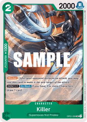 One Piece Card Game: Killer - EN - OP01-039 (Romance Dawn, UC)
