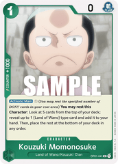 One Piece Card Game: Kouzuki Momonosuke - EN - OP01-041 (Romance Dawn, R)