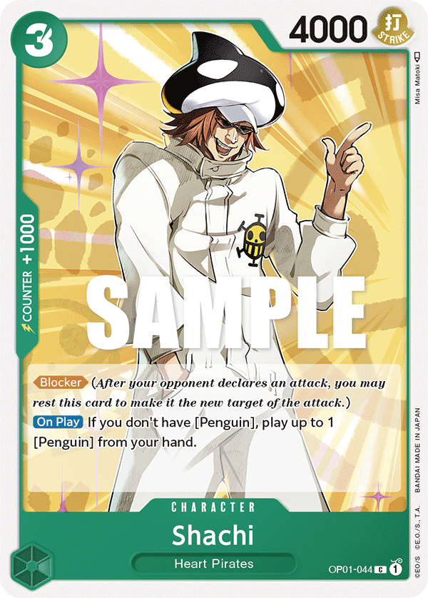 One Piece Card Game: Shachi - EN - OP01-044 (Romance Dawn, C)