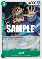 One Piece Card Game: Raizo - EN - OP01-052 (Romance Dawn, UC)