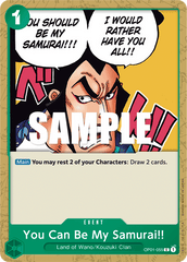 One Piece Card Game: You Can Be My Samurai!! - EN - OP01-055 (Romance Dawn, C)
