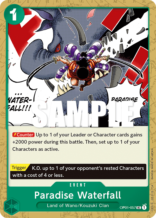 One Piece Card Game: Paradise Waterfall - EN - OP01-057 (Romance Dawn, UC)