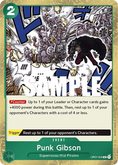 One Piece Card Game: Punk Gibson - EN - OP01-058 (Romance Dawn, R)
