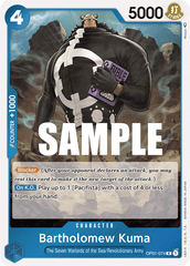 One Piece Card Game: Bartholomew Kuma - EN - OP01-074 (Romance Dawn, R)