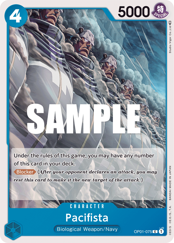 One Piece Card Game: Pacifista - EN - OP01-075 (Romance Dawn, C)