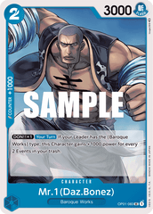 One Piece Card Game: Mr.1(Daz.Bonez) - EN - OP01-083 (Romance Dawn, UC)