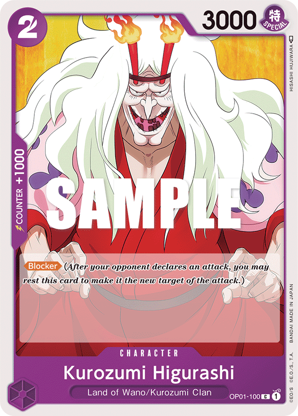 One Piece Card Game: Kurozumi Higurashi - EN - OP01-100 (Romance Dawn, C)