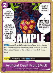 One Piece Card Game: Artificial Devil Fruit SMILE - EN - OP01-116 (Romance Dawn, UC)