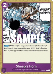 One Piece Card Game: Sheep's Horn - EN - OP01-117 (Romance Dawn, C)