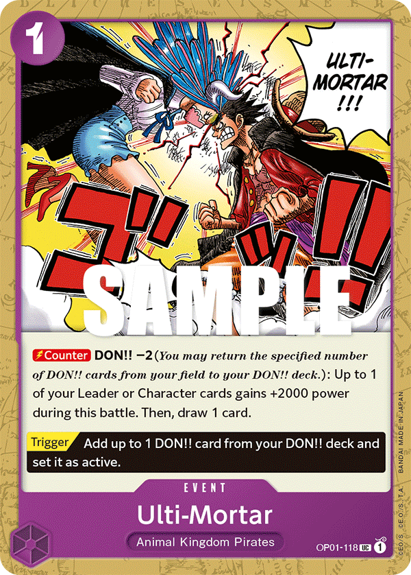 One Piece Card Game: Ulti-Mortar - EN - OP01-118 (Romance Dawn, UC)
