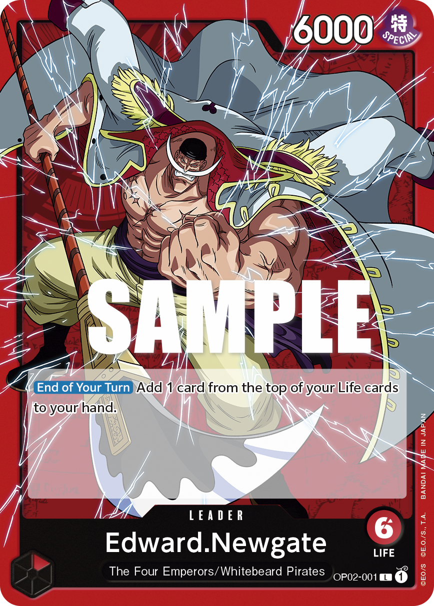 One Piece Card Game: Edward.Newgate - EN - OP02-001 (Paramount War, L)