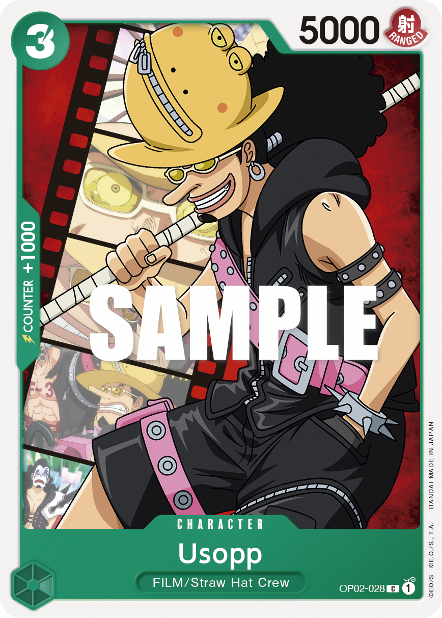 One Piece Card Game: Usopp - EN - OP02-028 (Paramount War, C)