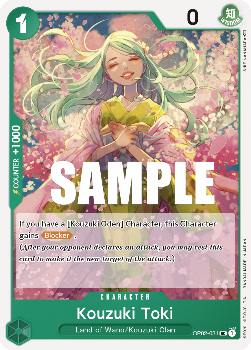 One Piece Card Game: Kouzuki Toki - EN - OP02-031 (Paramount War, UC)