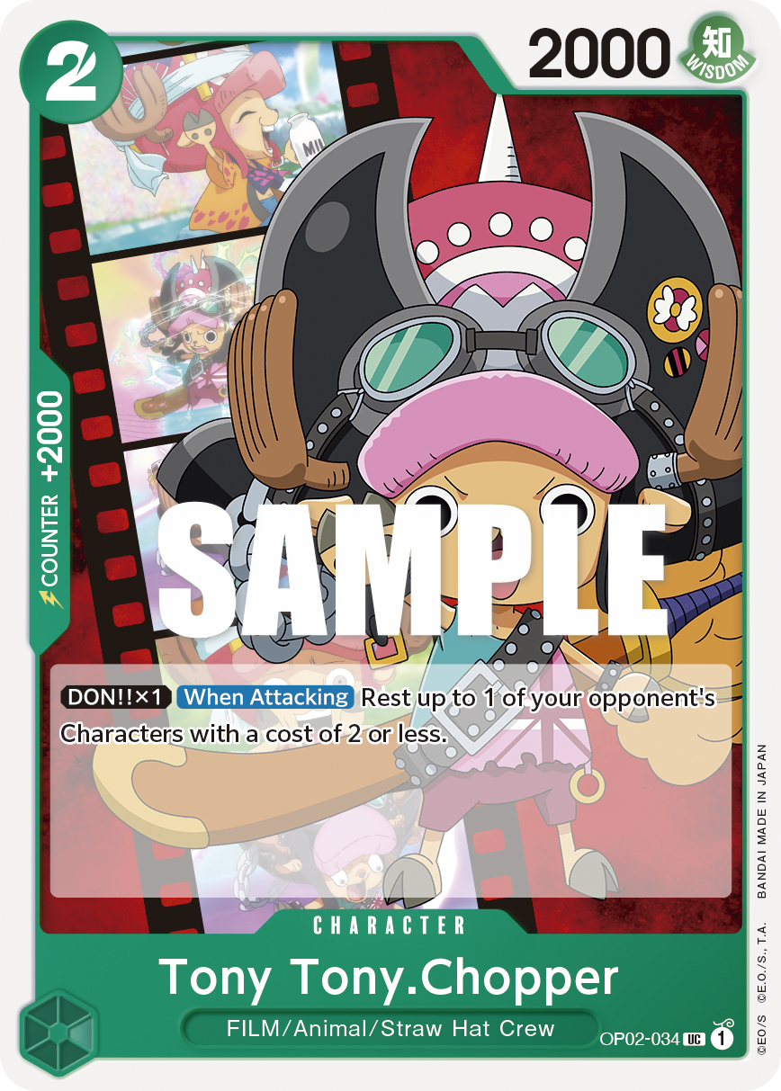 One Piece Card Game: Tony Tony.Chopper - EN - OP02-034 (Paramount War, UC)