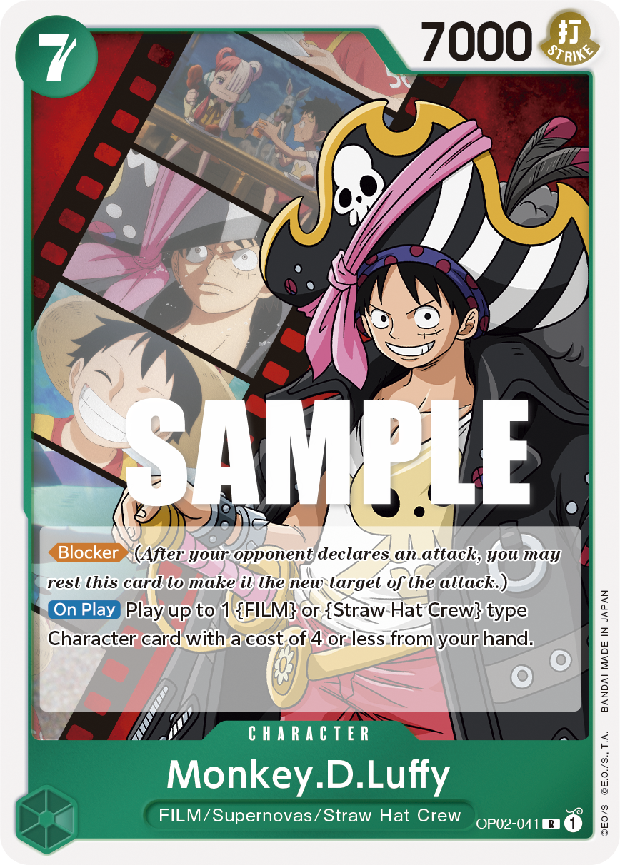 One Piece Card Game: Monkey.D.Luffy - EN - OP02-041 (Paramount War, R)