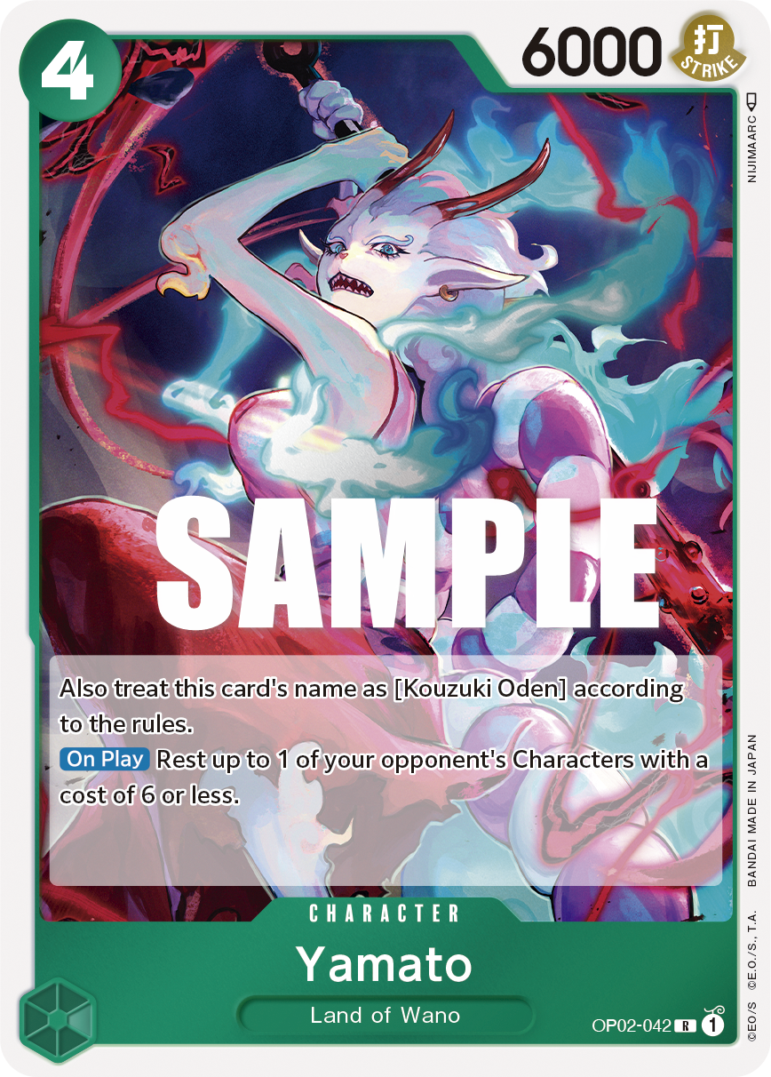 One Piece Card Game: Yamato - EN - OP02-042 (Paramount War, R)