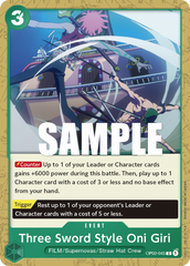 One Piece Card Game: Three Sword Style Oni Giri - EN - OP02-045 (Paramount War, C)