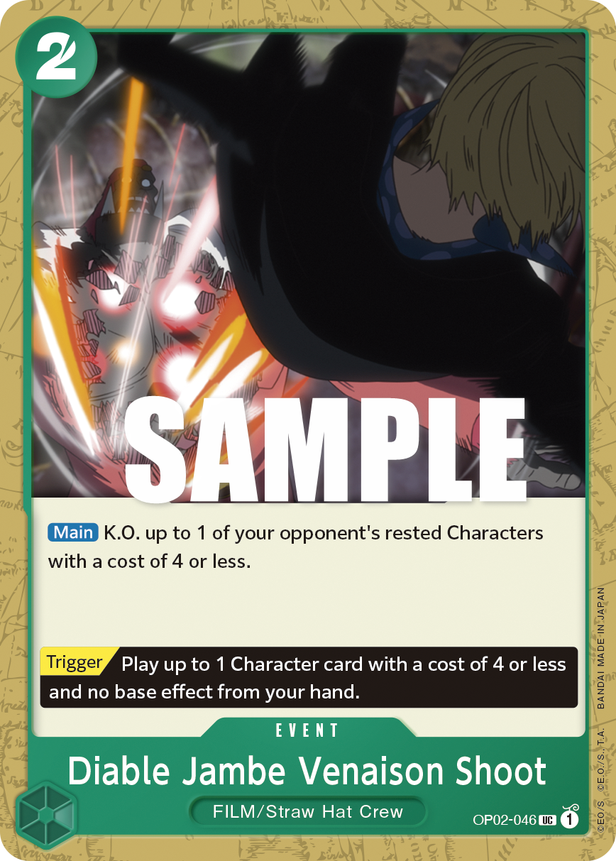 One Piece Card Game: Diable Jambe Venaison Shoot - EN - OP02-046 (Paramount War, UC)