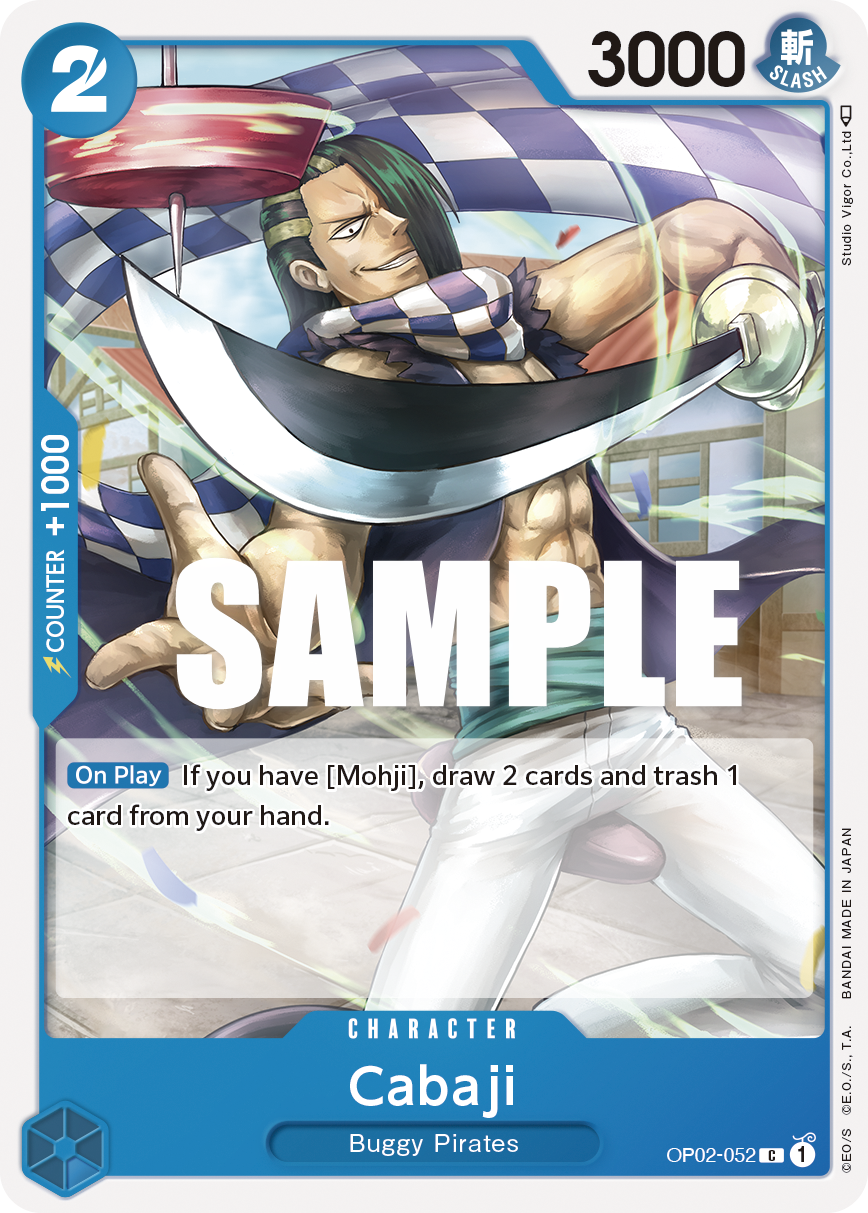 One Piece Card Game: Cabaji - EN - OP02-052 (Paramount War, C)