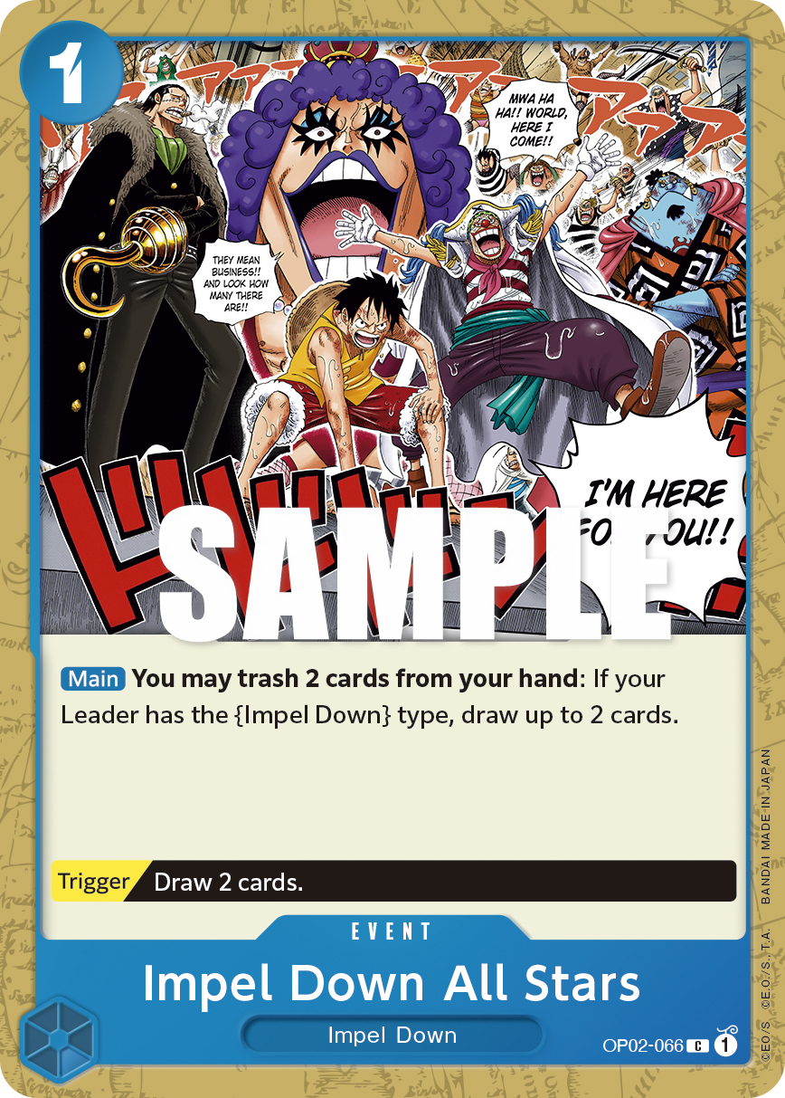 One Piece Card Game: Impel Down All Stars - EN - OP02-066 (Paramount War, C)